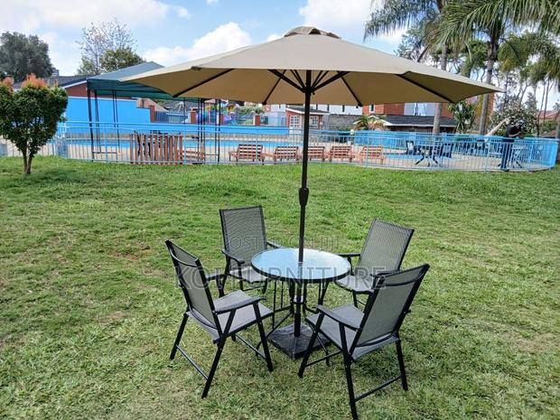 Dining Set; Four Seaters Home Balcony Outdoor Classical Set - thumbnail 7