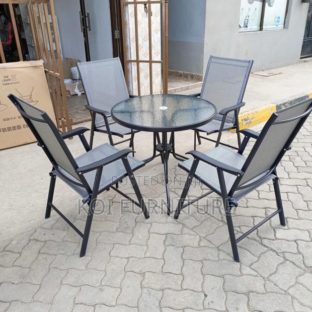 Dining Set; Four Seaters Home Balcony Outdoor Classical Set - thumbnail 9
