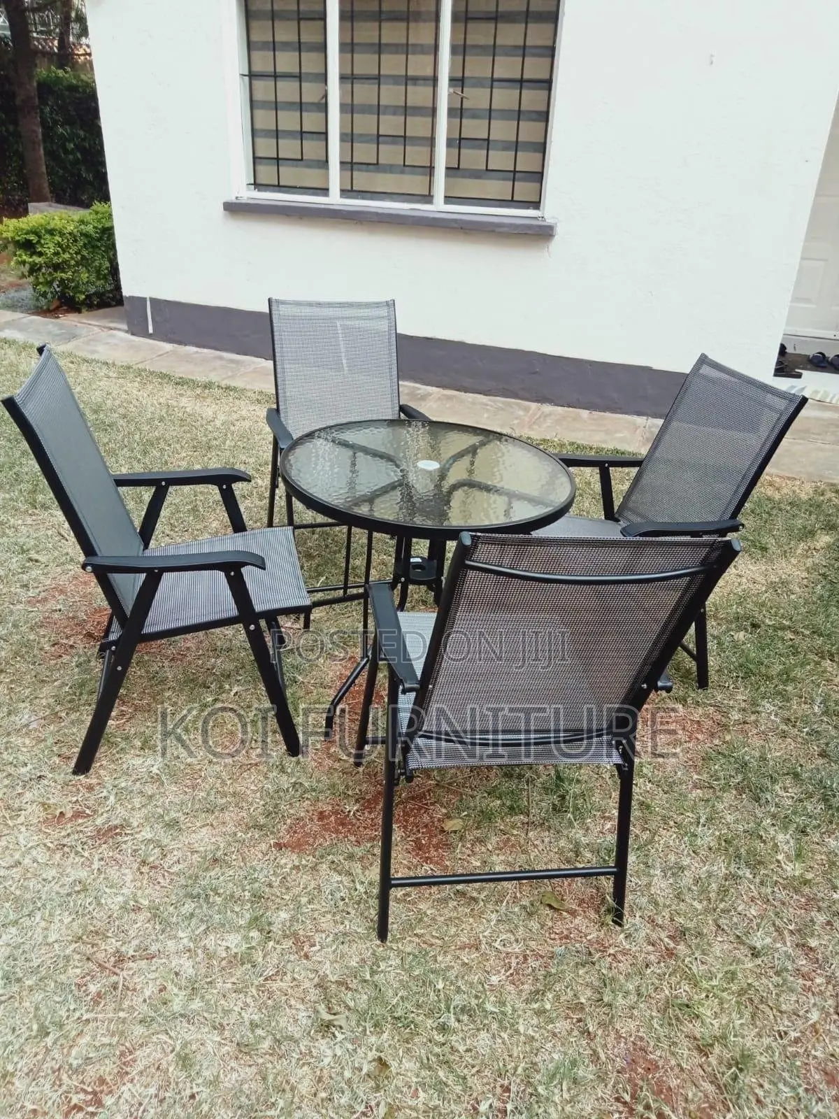 Dining Set; Four Seaters Home Balcony Outdoor Classical Set