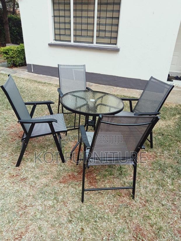 Dining Set; Four Seaters Home Balcony Outdoor Classical Set - thumbnail 8
