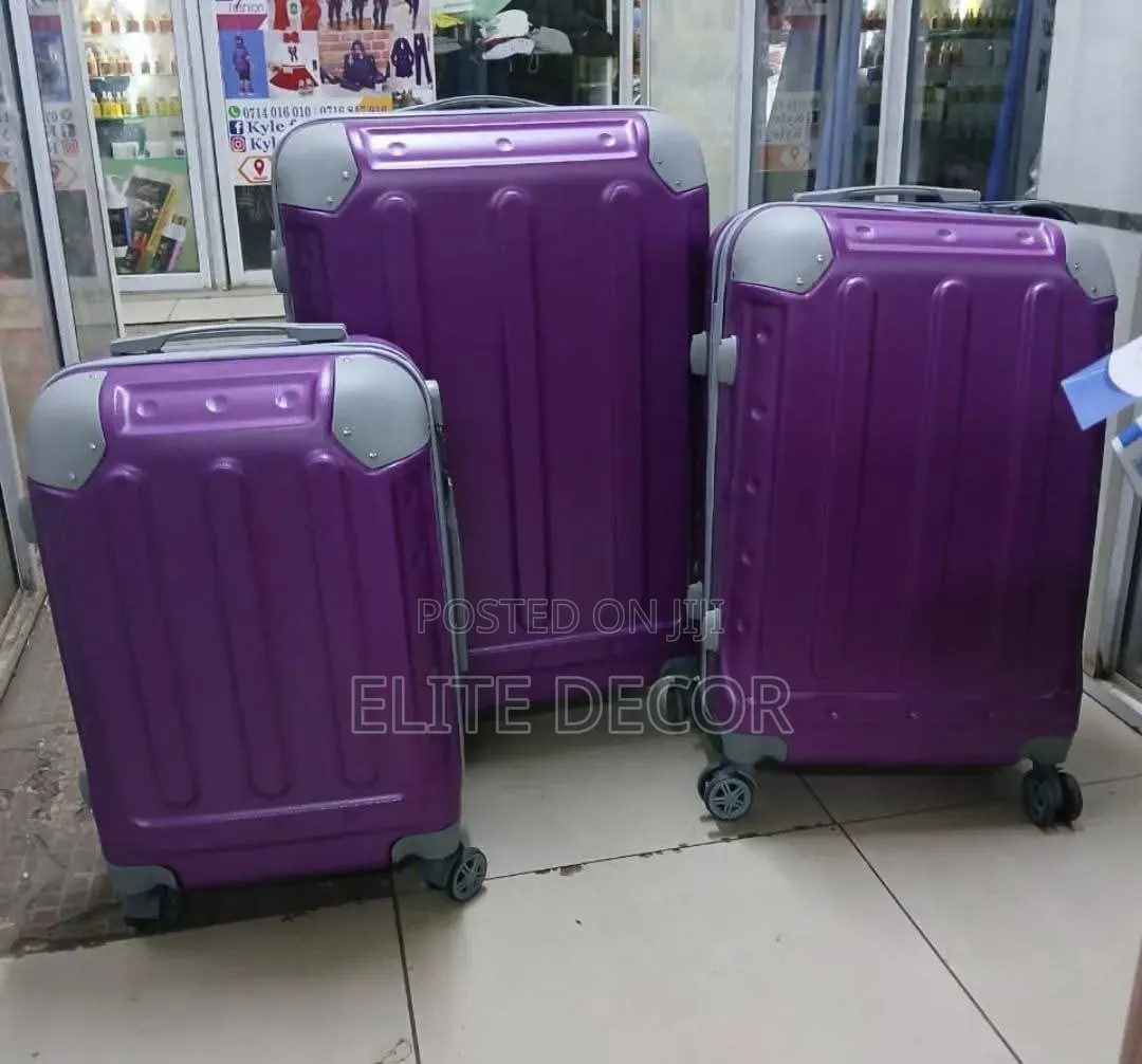 3-in-1 Luxurious Fibre Suitcase Set –