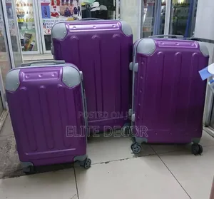 3-in-1 Luxurious Fibre Suitcase Set –