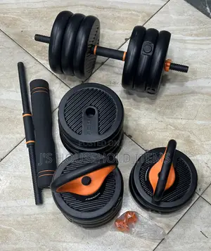 50KG 6 in 1 Dumbells With a Barbell and Kettlebells