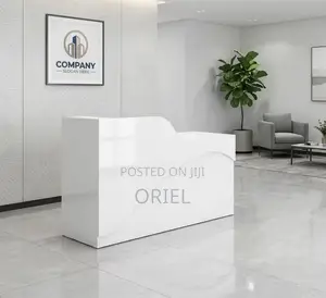 Office Reception Desk : White Reception 1.6m Office Front Desk