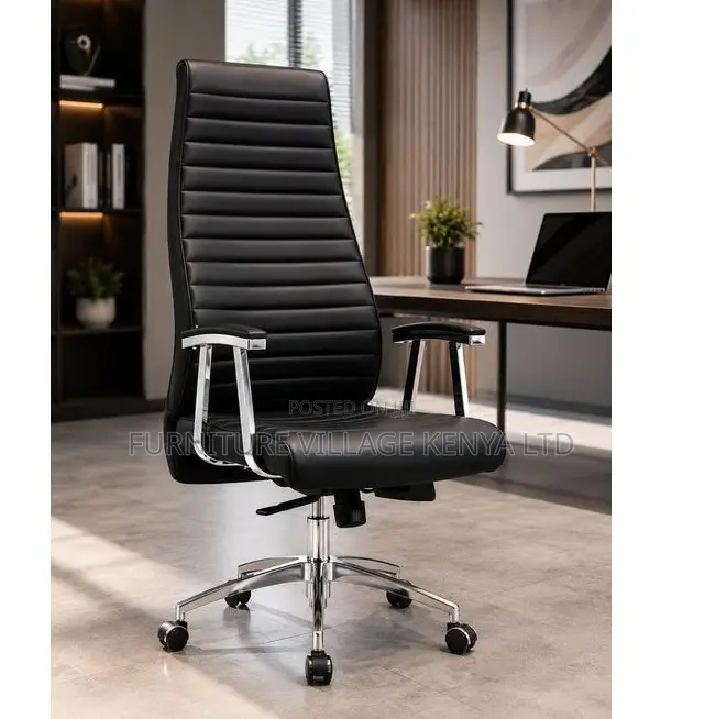 Office Chair; High Back Swivel CEO's Office Work Chair
