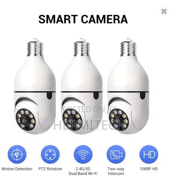 Smart Panoramic Bulb CCTV With Mobile App - main view
