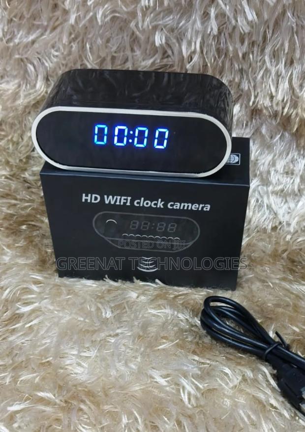 HD WIFI Clock Camera - 1080p Hidden Camera - thumbnail 2