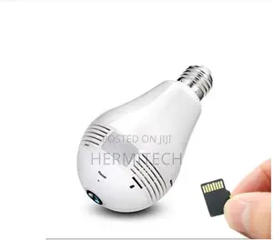 Full-Color Night Vision Bulb CCTV, Hd Videos Sd Card Slot
