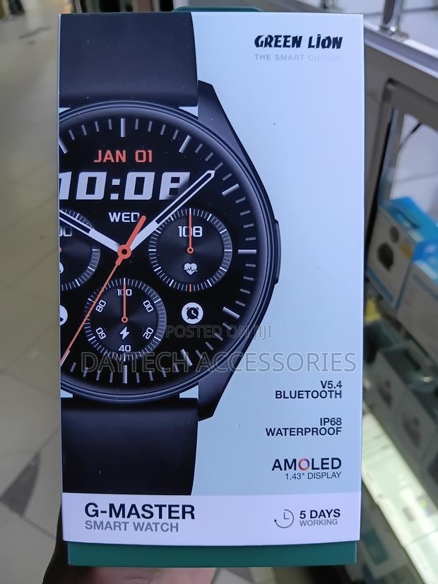 This Is a Green Lion G-Master Smart Watch. - main view