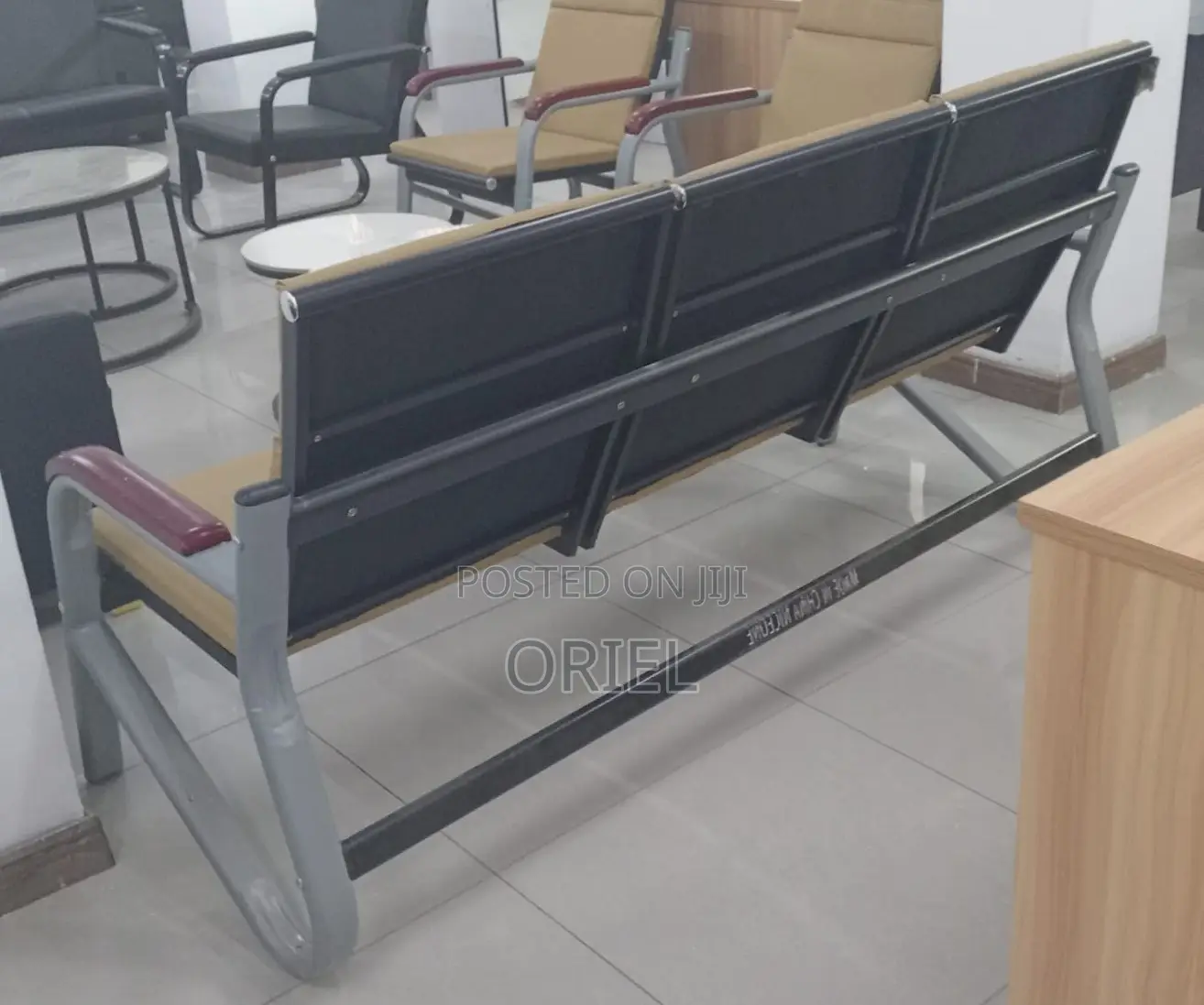 Office Waiting Sofa : 5-Seater Office Lounge Sofa Set