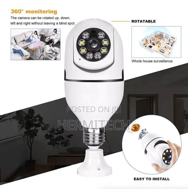 Remote Viewing Bulb Security Camera,v380 Pro Bulb, Sd Card Slot - main view