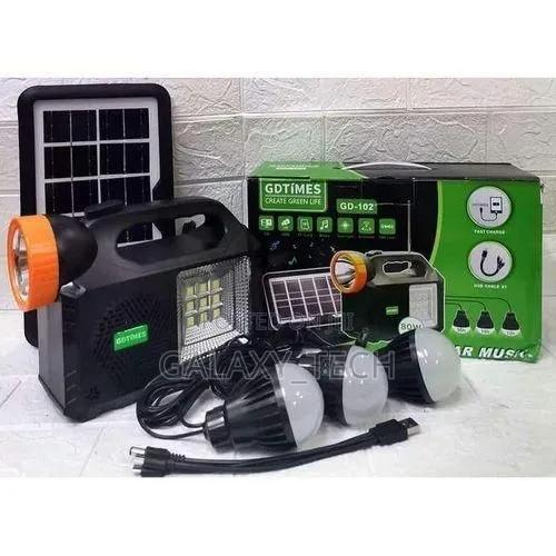 Solar Lighting Kit With Fm/Bluetooth Radio - main view