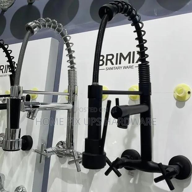 Spring Pull Out Wall Mixer Tap - main view