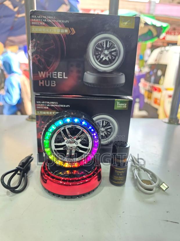 Wheel Solar Powered Aroma Diffuser (With Essential Oils) . - main view