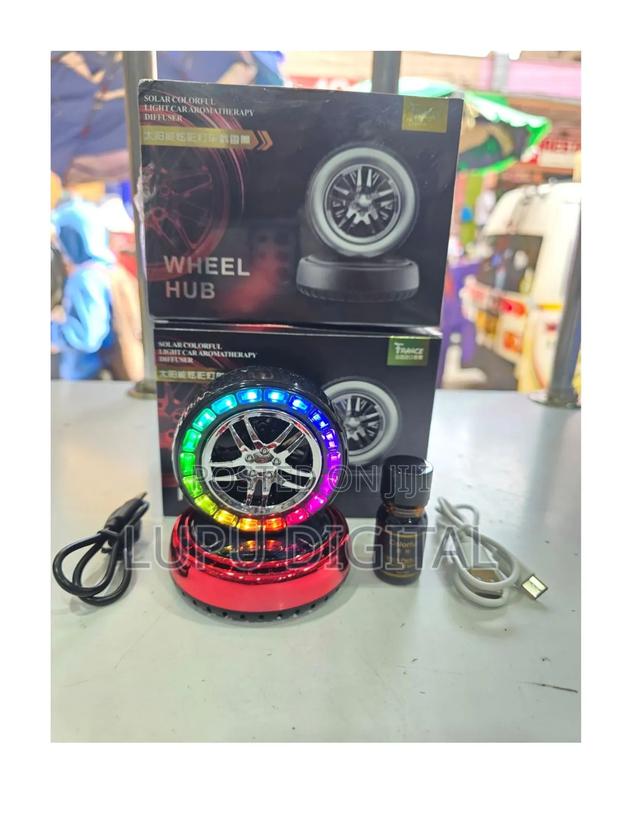 Wheel Solar Powered Aroma Diffuser (With Essential Oils) . - thumbnail 2