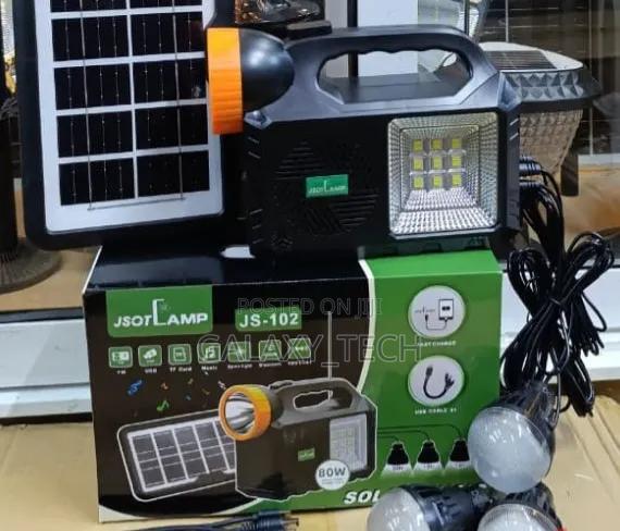 Solar Lighting Kit With Fm/Bluetooth Radio - thumbnail 2
