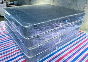 Orthopedic Spring Mattress -White,Grey, Firm, 35-65kg, Durable Comfort