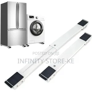 Washing Machine /Fridge Roller Base Metal Set of 2 Stand Base