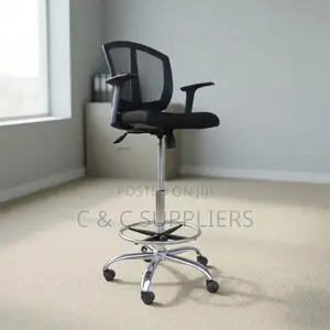 Medium Back Mesh Cashier Office Chair.