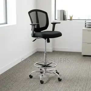 Medium Back Mesh Cashier Office Chair.