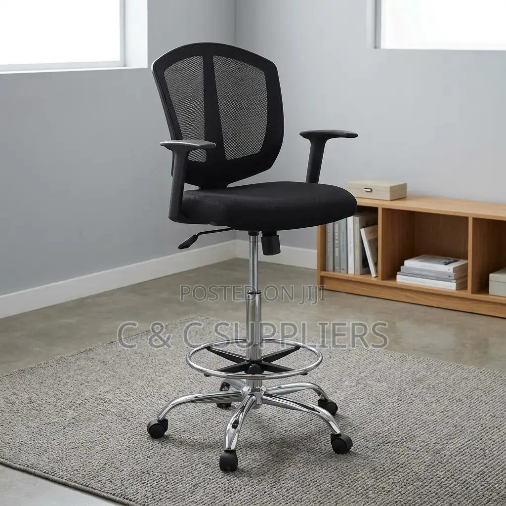 Medium Back Mesh Cashier Office Chair.