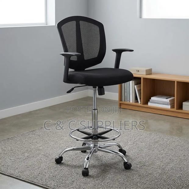Medium Back Mesh Cashier Office Chair. - thumbnail 8