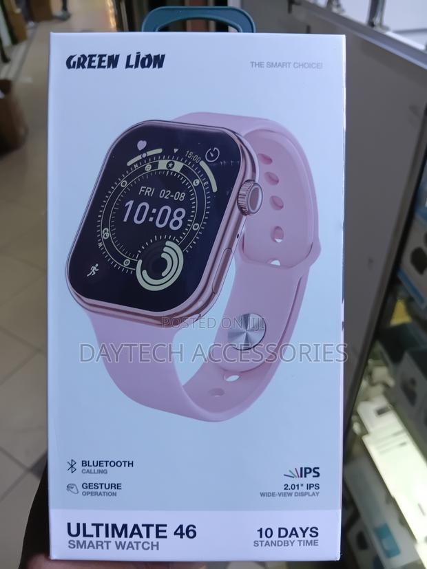 Green Lion Ultimate 46 Ladies Smart Watch in a Pink Colorway.