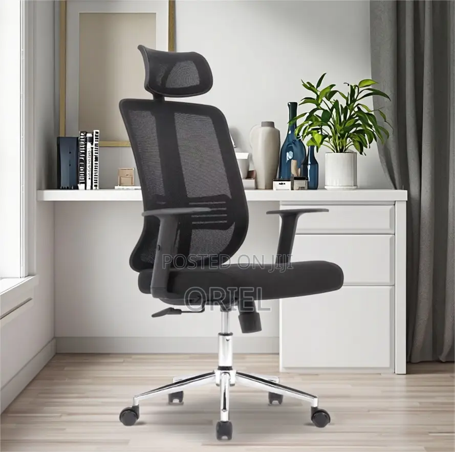 Office Chair : Ergonomic Mesh Office Chair With Headrest