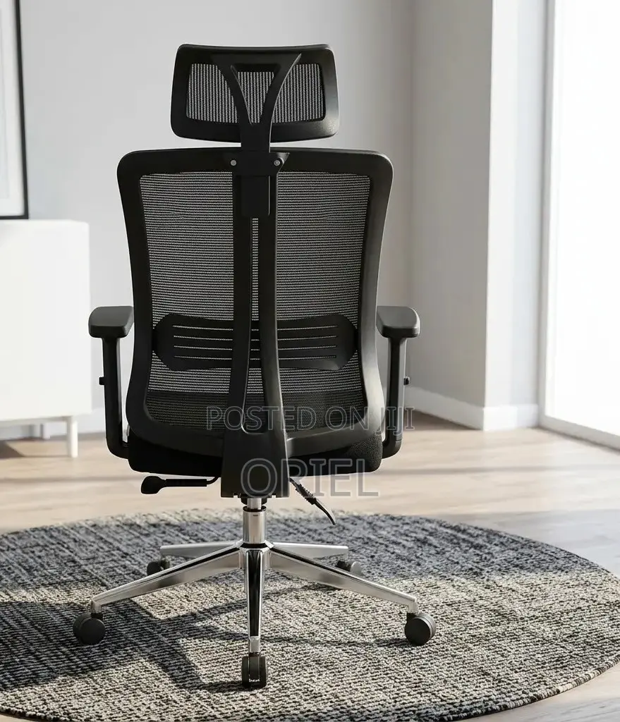 Office Chair : Ergonomic Mesh Office Chair With Headrest