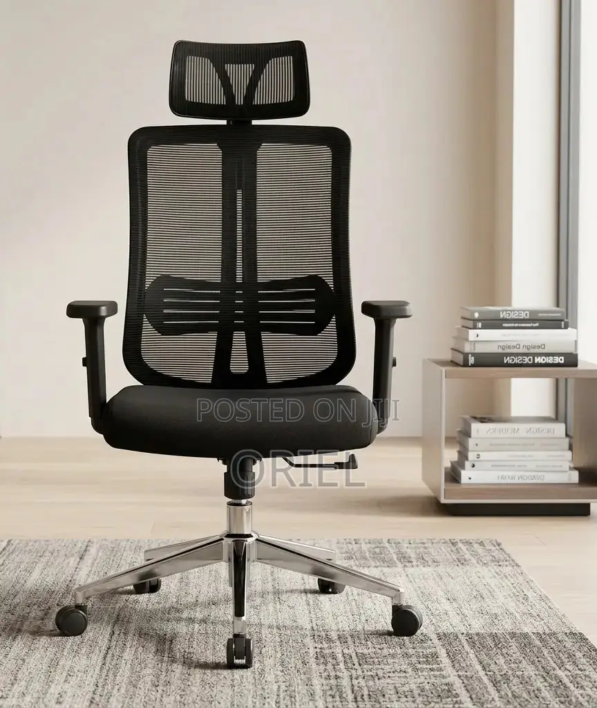 Office Chair : Ergonomic Mesh Office Chair With Headrest