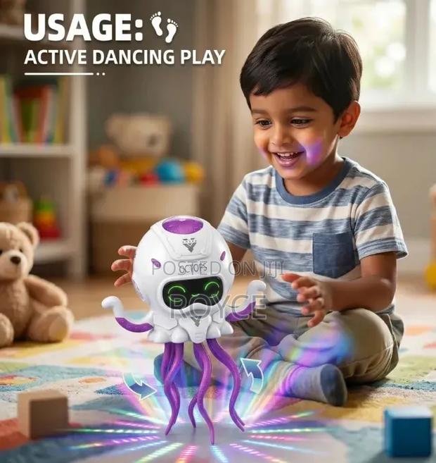 Dynamic Mechanical Dancing Octopus Toy - thumbnail 2