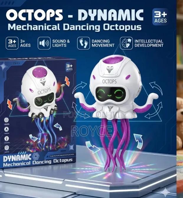 Dynamic Mechanical Dancing Octopus Toy - thumbnail 3