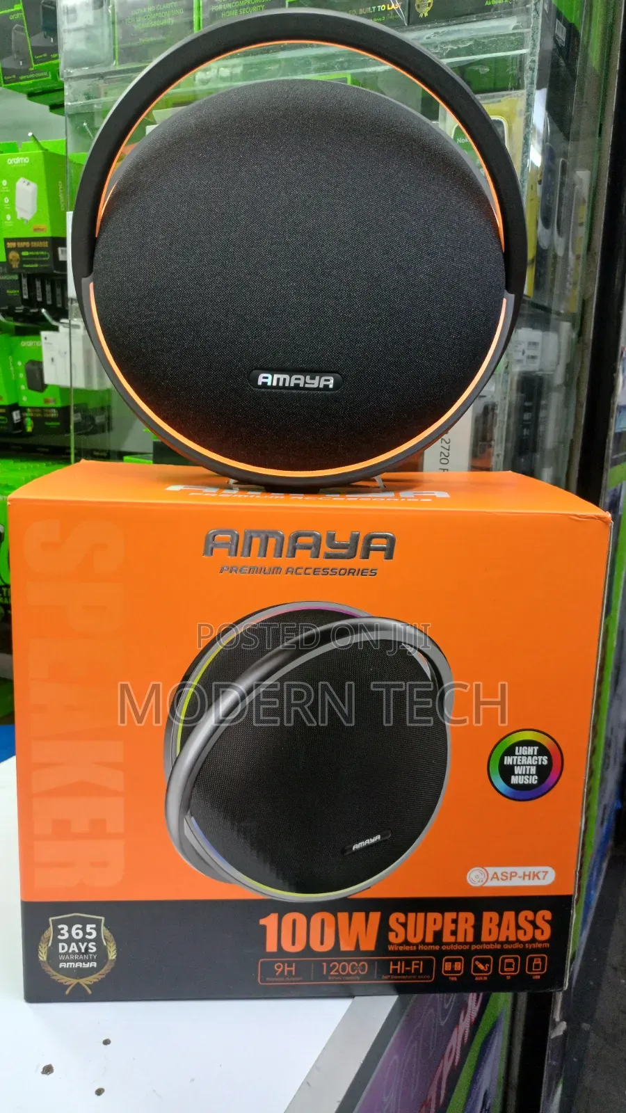 Amaya ASP-HK7 100W Bluetooth Speaker – Deep Bass
