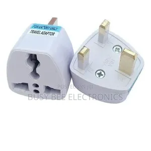 UK Travel Charger Adapter – Universal 3-Pin Plug Converter
