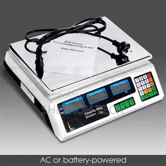 Acs Flat Weighing Scale 30kg