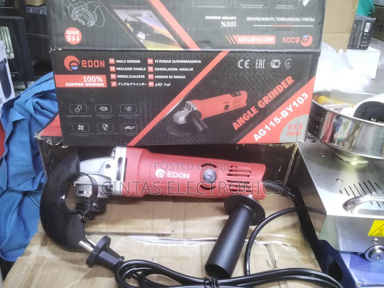 Edon 115mm Angle Grinder