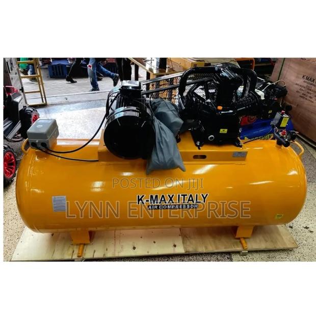 KMAX Electric Air Compressor 500litres Three Phase 3 Piston 10hpmotor - main view