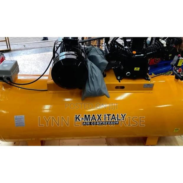 KMAX Electric Air Compressor 500litres Three Phase 3 Piston 10hpmotor - thumbnail 2
