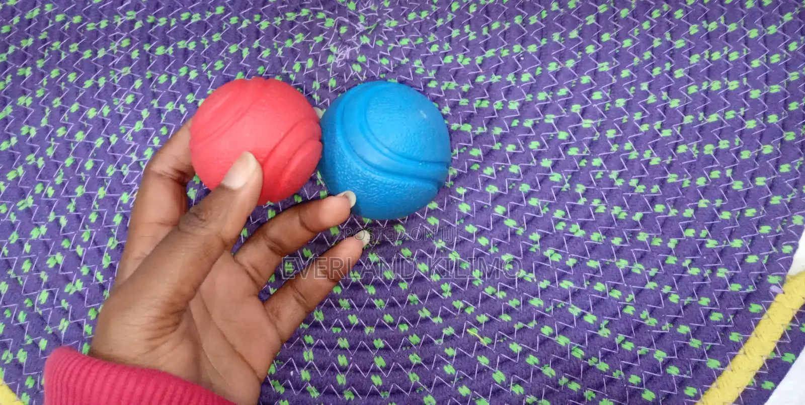 Red Bouncy Ball Bite Resistant for Dogs