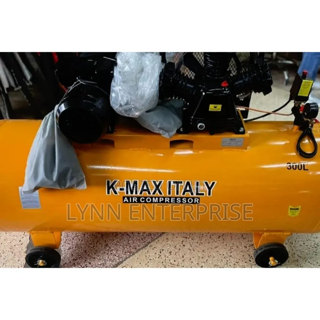 KMAX Electric Air Compressor 500litres 3 Piston 4hpmotor 8bar 116psi