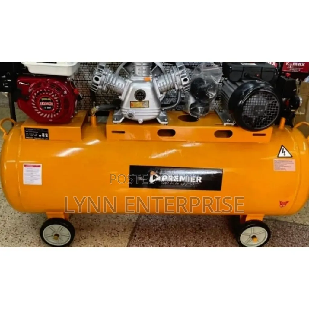 Premier 2in1 Air Compressor 300litres 4hpmotor 7.5hp Engine 3 Piston