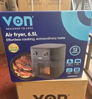 6.5 Litres Von Airfryer