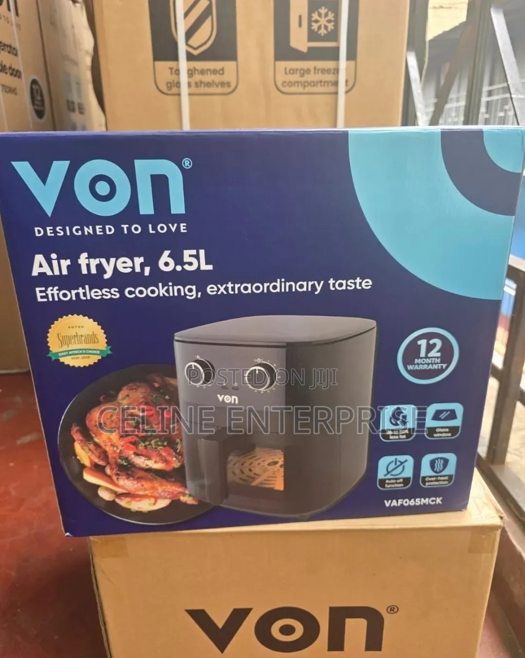 6.5 Litres Von Airfryer