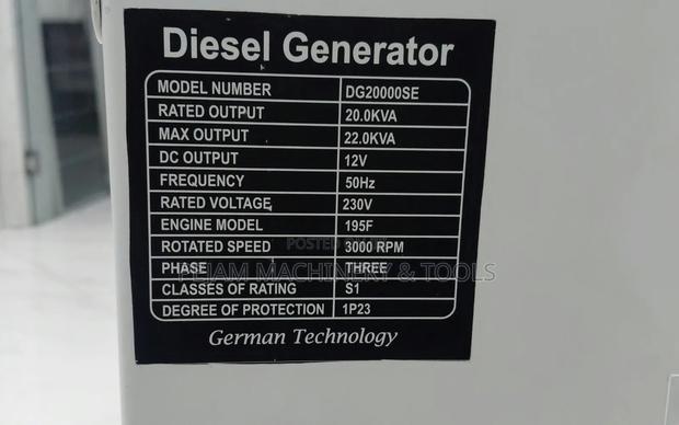 20kva SRGE Aircooled Three Phase Diesel Generator With ATS Switch - thumbnail 4
