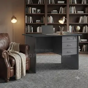 Office Desk; 120cm Clerical Home Office Walnut Desk