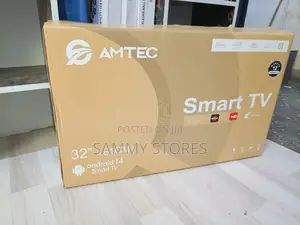 AMTEC 32 Inches Smart Android TV – USB Video, Netflix YouTube