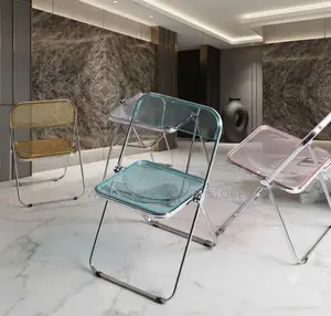 Home Chairs; Foldable Clear Sled Based Home Chairs