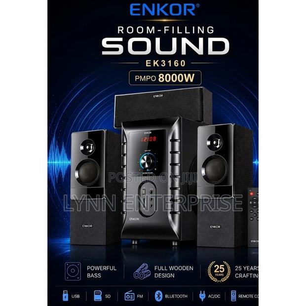 8000 Watts Enkor Multimedia Speaker System
