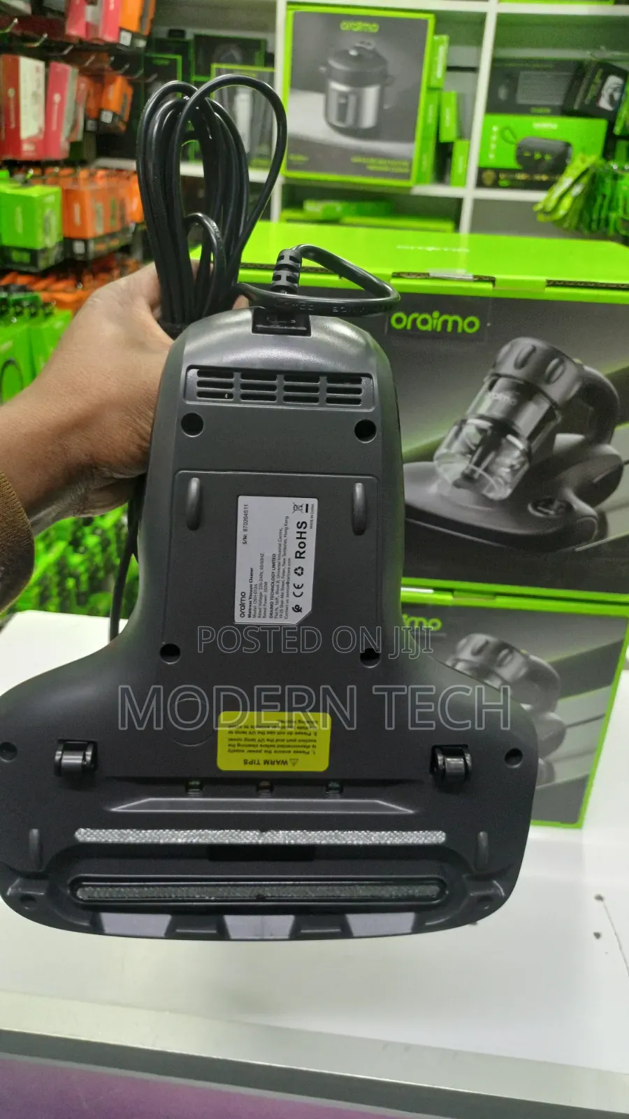 Oraimo CozyClean 3-in-1 Mattress Cleaner – Suction, UV Mite Removal