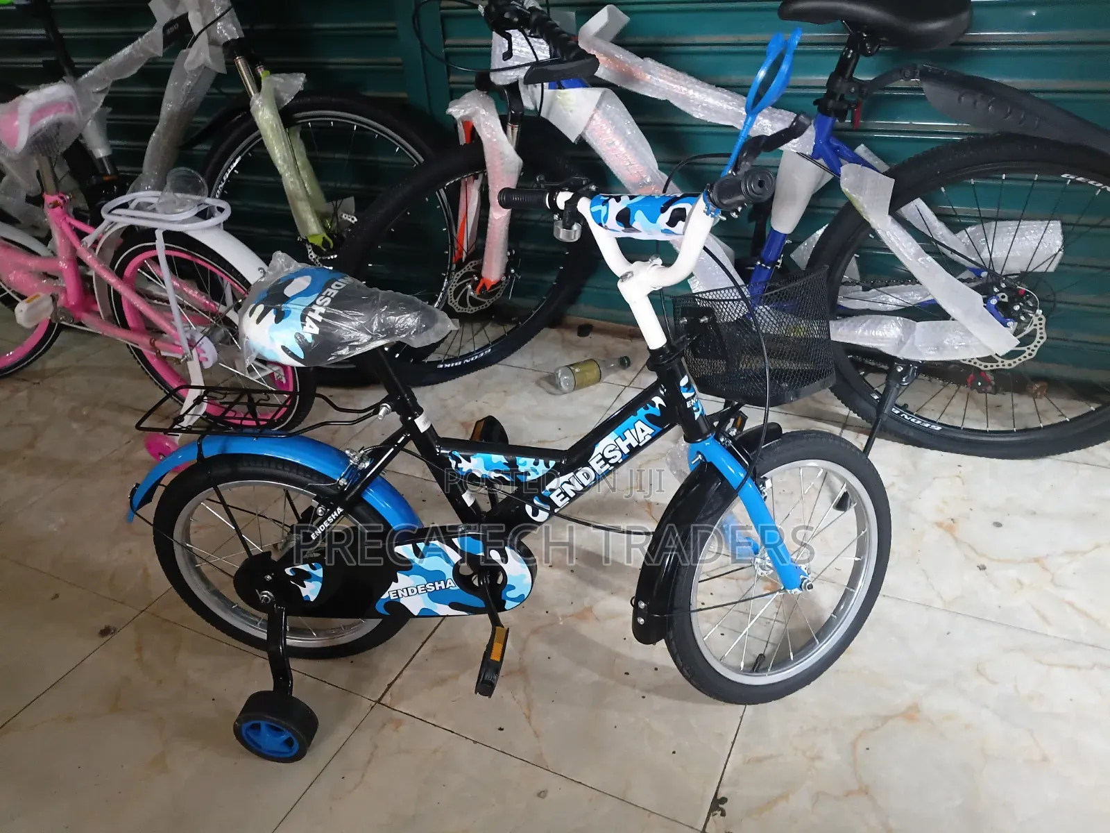 New 16" Children's Bike With Basket Carrier